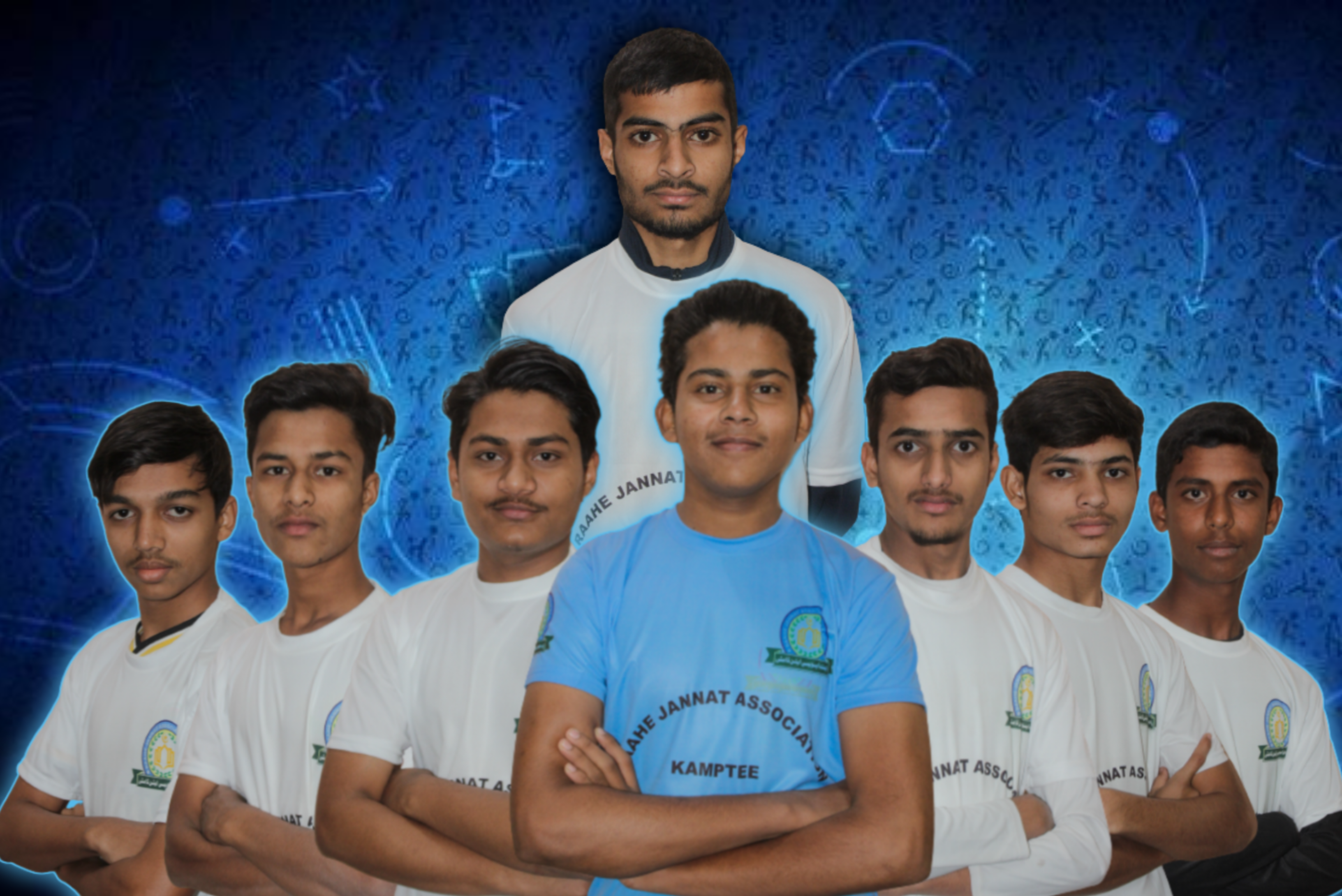 Football team of Raahe Jannat Association Kamptee